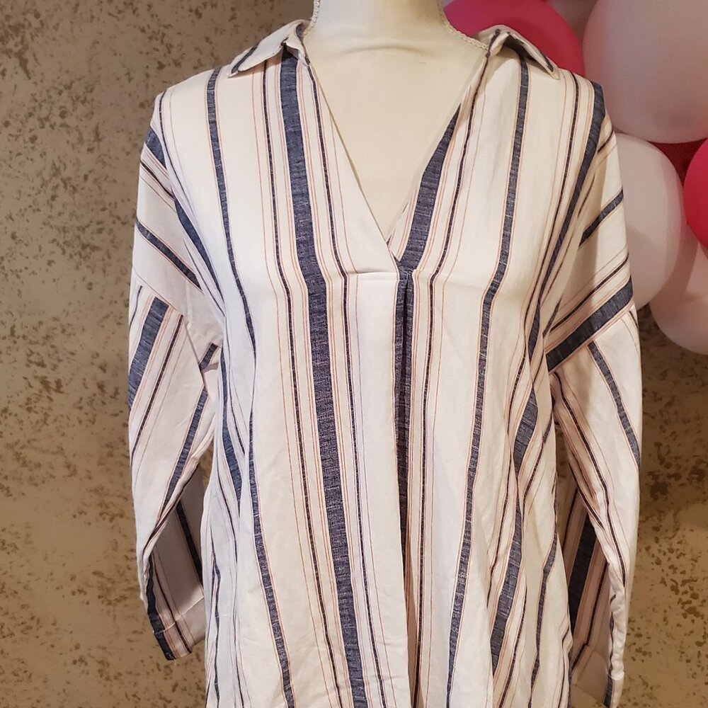 Vertical Striped Blouse